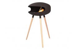 China Ethanol Fire Pits Height 70cm Cocoon Fire Place Oval 360 Degrees supplier