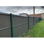 Private Slat Powder Coating Welded Wire Security Fence for sale