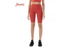 China Ribbed Soft Running Shorts Squatproof High Waist Bike Cycling Shorts supplier