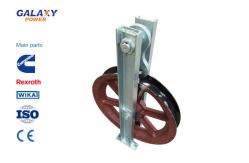 China Overhead Line  Bundle Aluminum Single Stringing Block Conductor Pulleys supplier