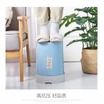 Pressing desktop dustbin Wastebasket With Flap for wet and dry waste