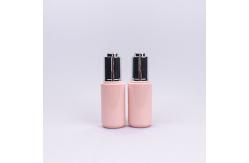 China Empty 60ml PETG Dropper Bottle Pink Little Dropper Bottles With Press Top Dropper supplier
