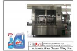 China Multifunctional Glass Cleaner Liquid Soap Filling Machine Automatic Liquid Filling Line supplier