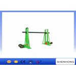 Manual Drive 10T Cable Drum Jacks Hydraulic Cable Lifting Jack Trapezoidal Structure