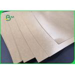 300gsm +15g Poly Coated Brown Kraft Paper For Food Wrapping Water Resistant for sale