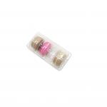 Clear 4pc macaron box PVC/PET macaron tray blister macaron tray macaron packaging for sale