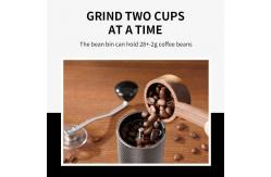 China Quiet Conical Burr Manual Coffee Grinder Aluminium Alloy Stainless Steel 25g Carry Easily supplier