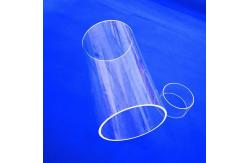 China Good Electrical Quartz Insulation Glass Tube For Sources / Semiconductor supplier