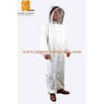 Full Body Professional Beekeeping Cotton  Bee Keeping Suit + Veil Hood/overall for sale