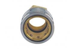 China 1-1/4'' Brass Non Valved Series Straight Through Coupler supplier