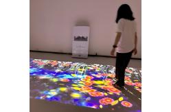 China Mobile Ground Projection Machine with 80 Games for Children supplier