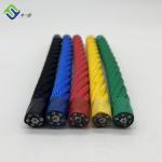 6*8 IWRC Wire Reinforced Rope Polyester Steel Core Combination Playground Cord for sale