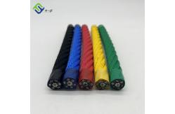 China 6*8 IWRC Combination Wire Rope 16mm Playground PP Polypropylene supplier