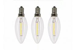 China Candle Filament Light Bulbs 4 Watt , 400LM Smart Filament Bulb E27 Commercial supplier