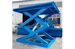 China Height 4m 2000kg Hydraulic Scissor Lift Table Industrial Dual Scissor Lift supplier