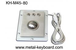 China USB Port Industrial Trackball Pointing Device Dust Proof With 3 Mouse Buttons supplier
