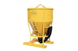 China 1000L 1m3 Concrete Skip 2m3 Concrete Column Skip With Rubber Hose supplier