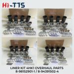 4JB1 4HK1 4JJ1 4HG1 OVERHAUL KITS Piston Ring Liner Kit for Isuzu Excavator Diesel Engine Parts  Construction Machinery Parts for sale