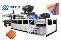 China PET PLA PP PS Multilayer Sheet Co-Extrusion Line Twin Screw Sheet Extruder supplier