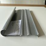 120x65x0.85mm Aluminum Metal Ceiling J Shape Screen Standard Perforation Metallic Glittering Silver for sale