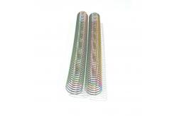 China Rainbow Single Loop Electroplated Metal Spiral Coils For Bookbinding supplier