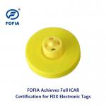 China FULL ICAR Unshared ICAR Code Electronic Ear Tags For Animal Identification With BLE Reader Support manufacturer