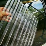 Durable Roofing And Skylights Plastic Polycarbonate Corrugated Sheet High Impact Resistance for sale