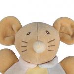 Huggable Newborn Plush Toys Custom Logo 6 Inch Height Without Sharp Edge