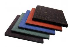 China Synthetic EPDM Interlocking Gym Safety Floor Mats  Anti - Bacterial supplier