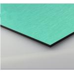 Surface Brushed 1220mm Width Weatherproof Brushed Aluminum Composite Panel for sale