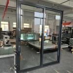 Customized Glass Sliding Door With Eco friendly Silicone Sealant And Security System
