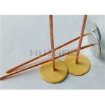 12 Gauge Capacitor Discharge Cup Head Weld Pins With Paper Insulating Washers for sale