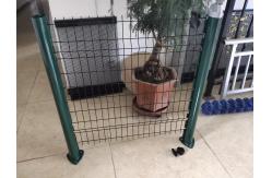 China Pvc Coated 75x150mm Curved Metal Fence Welded Wire Mesh 3d supplier