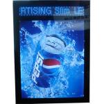Milk Tea Shop OEM Silver 30mm Magnetic LED Light Box for sale