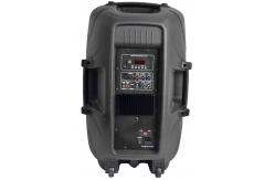 China Black Active Speaker System Plastic DJ Cabinet / Square Entertainment Speakers PS15U-EBT supplier