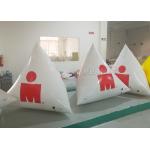 White Large Inflatable Buoys Hand Printing CE / UL Air Pump And Repair Kit for sale