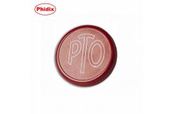 China 2 Inch Red PTO Cable Knob 3/8-24 UNF Thread supplier