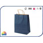 Shopping Medium Kraft Paper Bags Matt Lamination With Handles Customized