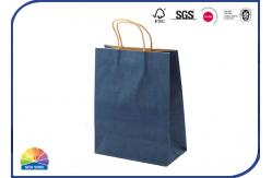 China Shopping Medium Kraft Paper Bags Matt Lamination With Handles Customized supplier
