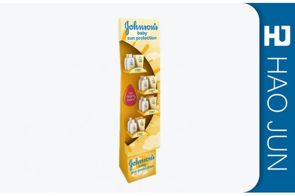 Heavy Duty Shampoo Cardboard Display Racks , Custom Cardboard Floor Displays Stands