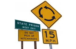 China ECE 104R Road High Visibility Reflective Traffic Signs supplier