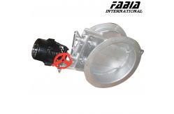 China 4 Inch Electrically Operated Butterfly Valve Control Flanged Ventilated supplier
