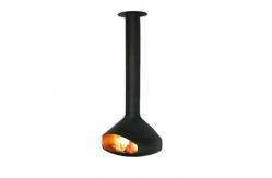 China Heavy Duty Stylish Custom Wood Burning Fire Pits Wall Hanging Burner supplier