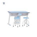 Customized School Physics Lab Furniture Metal Movable Display Bench