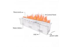 China Rectangular Led Electric Fireplace Stylish For Indoor/Living Room/Hotel supplier