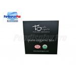 Custom Counter Display Boxes Cardboard 2 Tier Flat Delivered For Selling Tea