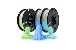 China Strong Toughness Glow 1.75mm PLA Filament 3D Printer State Coiled Industry supplier