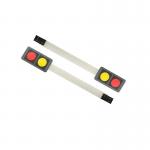 Red And Yellow 2 Buttons Matrix DIY Membrane Keypad for sale