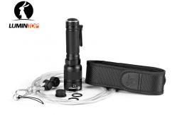 China Black Custom Logo Flashlights With Tail Switch , Powerful Promotional LED Flashlights supplier