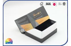 China Glossy Shoulder Neck Rigid Boxes Paper Cardboard Package 3 Piece supplier